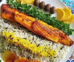 سبزی پلو با ماهی