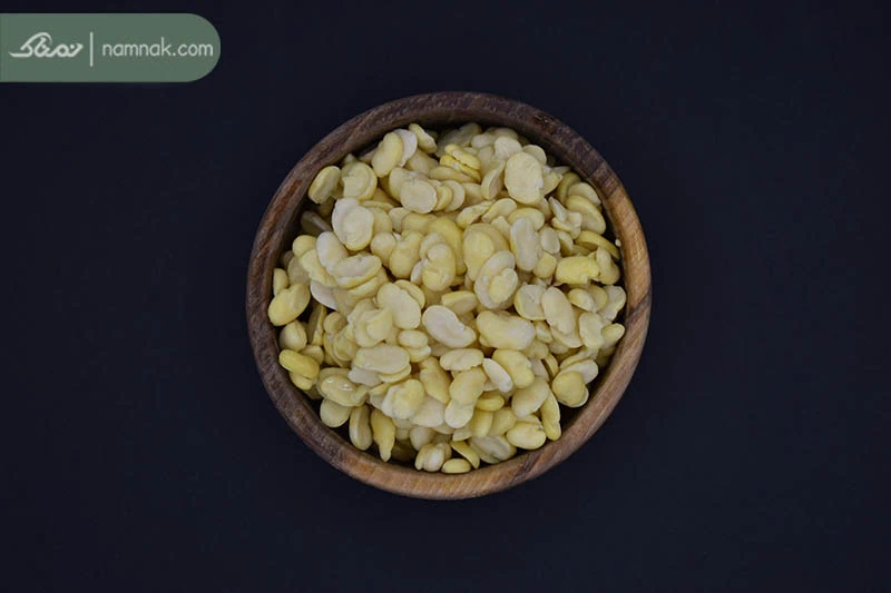 باقالی آبکش شده