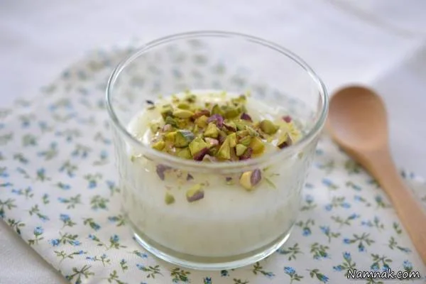 مهلبیه با پودر پسته