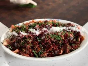خوراک راگوی گوشت