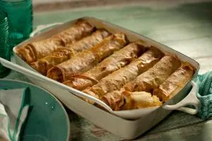 بورک مرغ با یوفکا