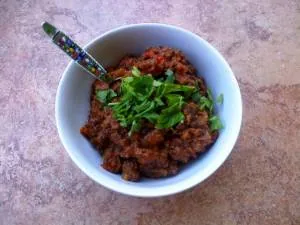 خوراک واویشگای بادمجان