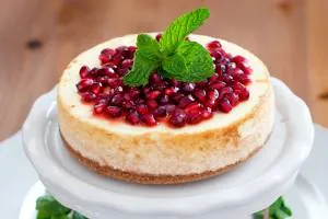 چیز کیک انار