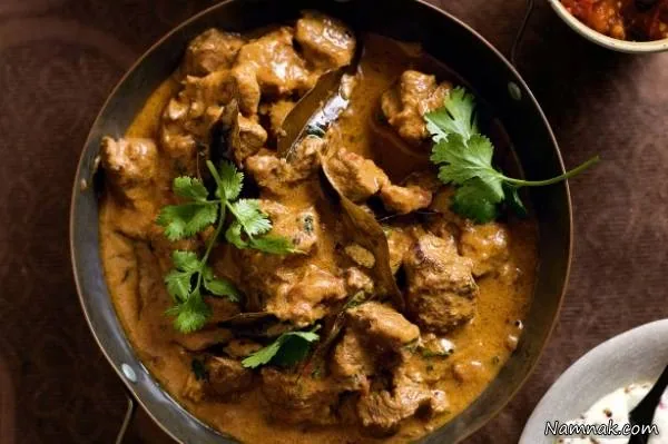 کاری بره با بادنجان هندی