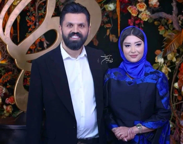 امید معلم و همسرش