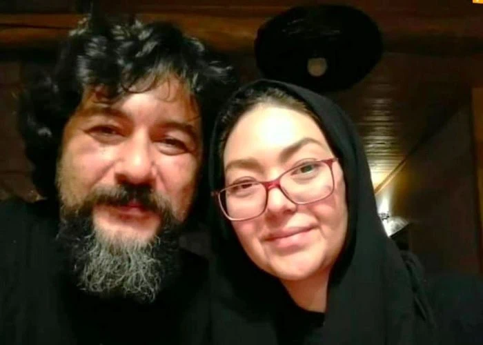 امیرحسین صدیق و همسرش