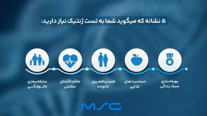 دلایلی که به تست ژنتیک نیاز داریم