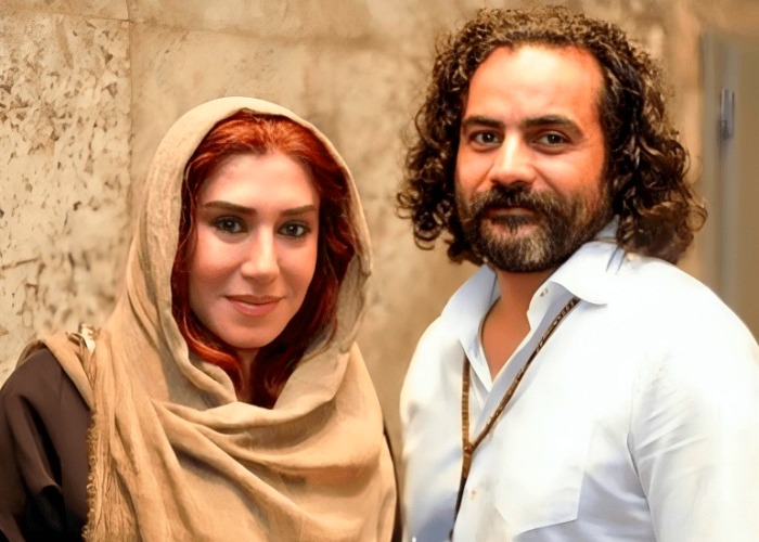 عکس نسیم ادبی و همسرش نسیم ادبی و همسرش