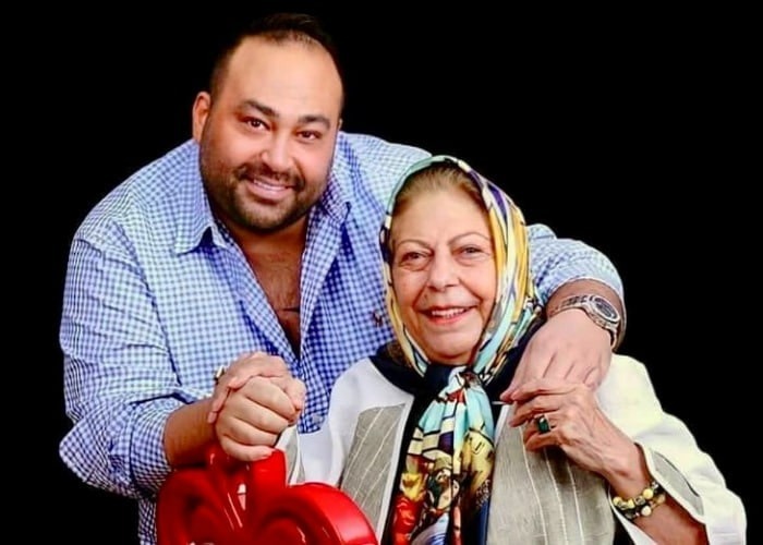 عکس ثریا قاسمی و پسرش ثریا قاسمی و فرزندش