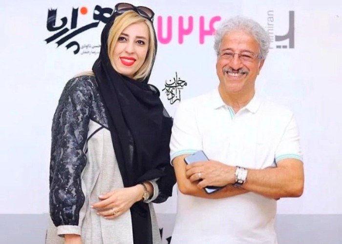 عکس علیرضا خمسه و همسرش علیرضا خمسه و همسرش
