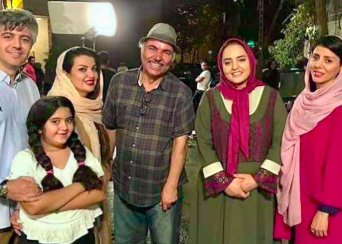 نرگس محمدی پشت صحنه