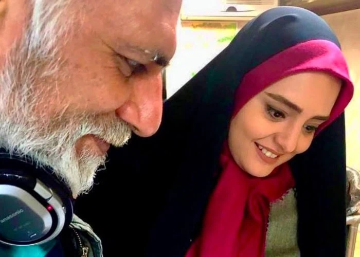 نرگس محممدی پشت صحنه ستایش 