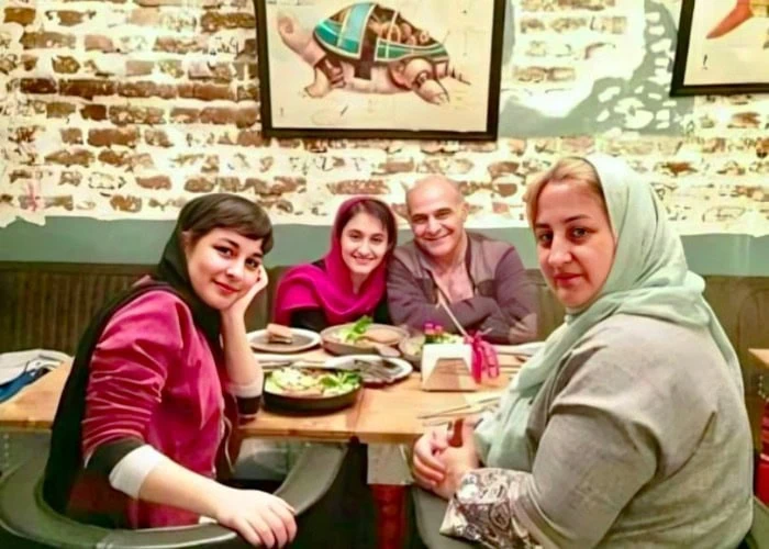 سیاوش چراغی پور و همسرش