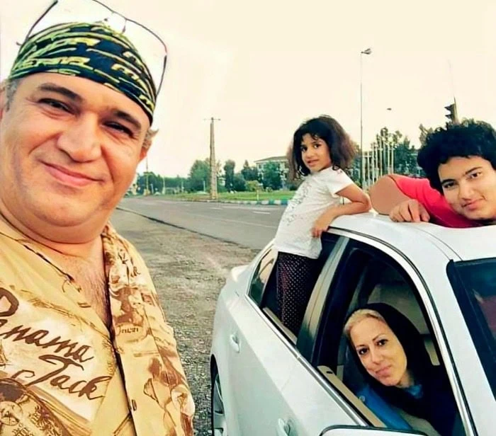 نادر سلیمانی و همسرش
