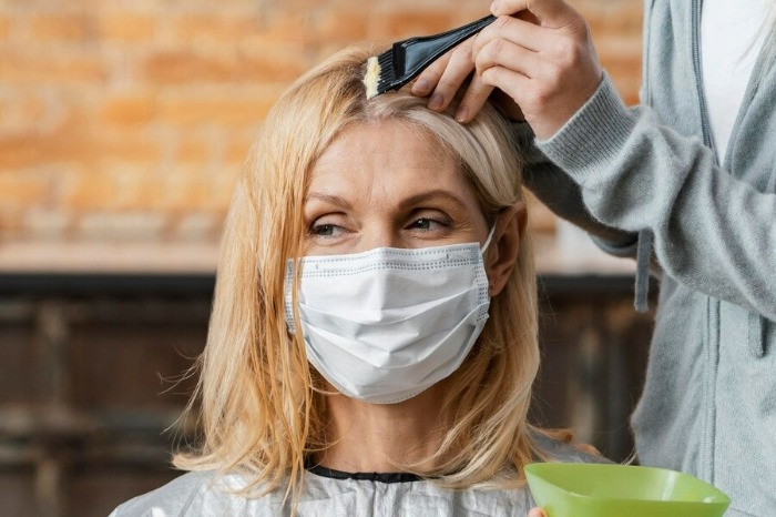 رنگ کردن مو سفید