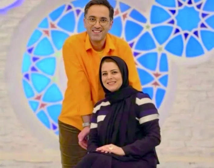 حامد مدرس و همسرش