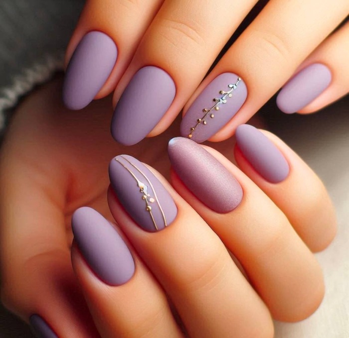 طرح لاک رنگ اسطوخودوس لاک رنگ اسطوخودوس