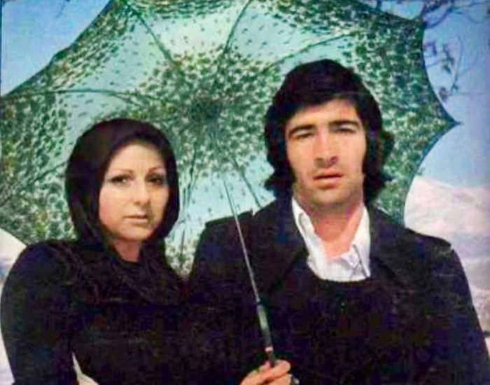 ناصر حجازی و همسرش