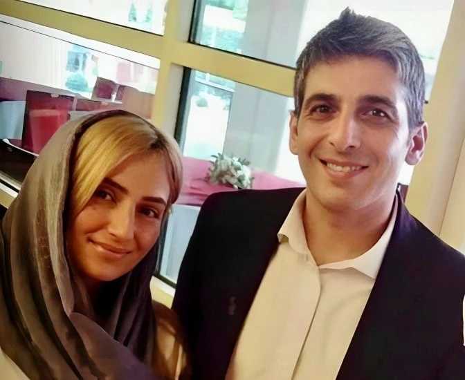 حمید گودرزی و همسرش