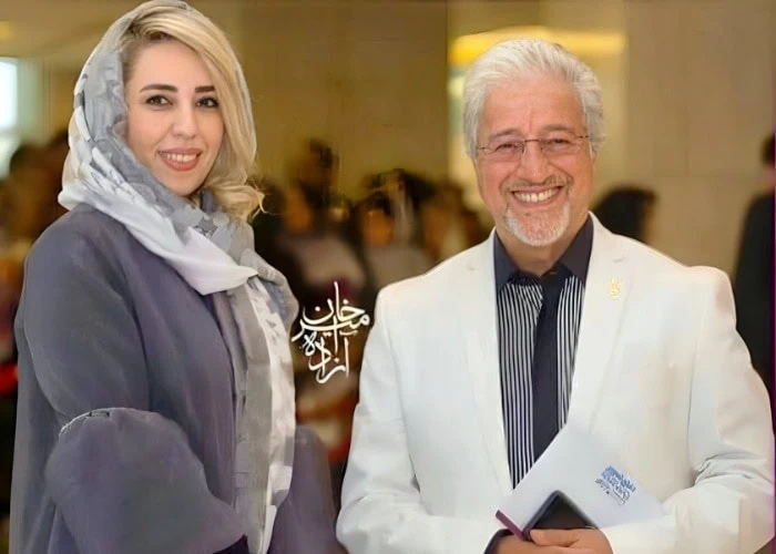 علیرضا خمسه و همسرش