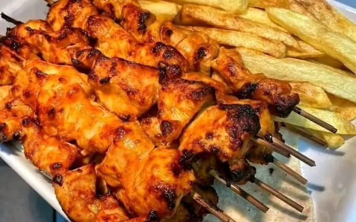 جوجه کباب تابه ای