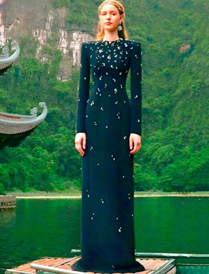 لباس مجلسی سنگ دوزی شده