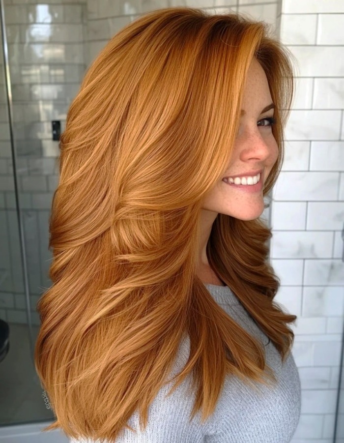 مدل موی آبشاری