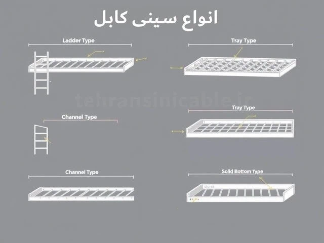 مقایسه و بررسی انواع سینی کابل، مزایا، معایب وکاربردها
