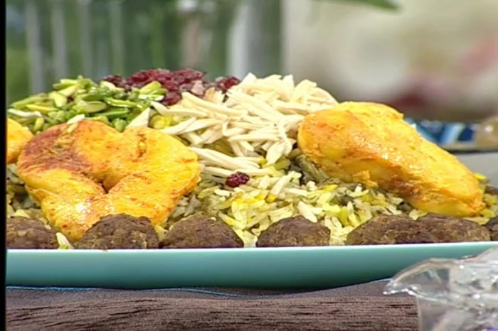 گوجه سبز پلو