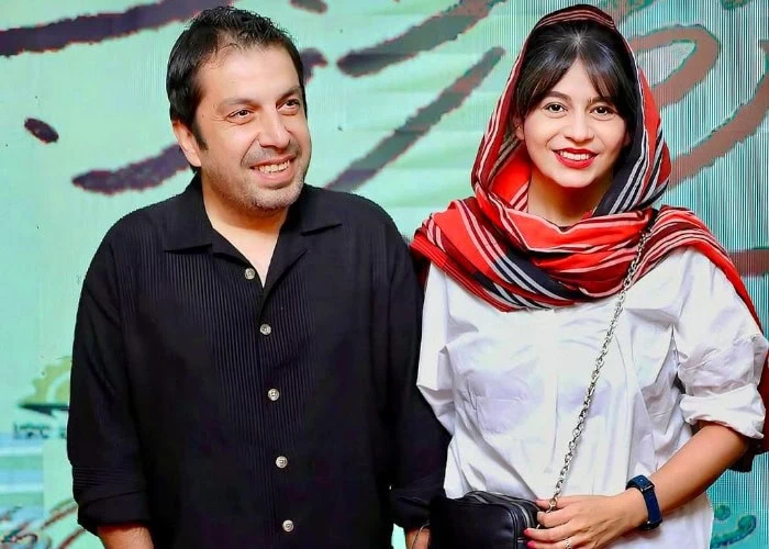 عباس جمشیدی فر و همسرش