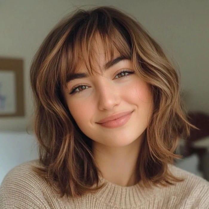 مدل موی کوتاه با چتری