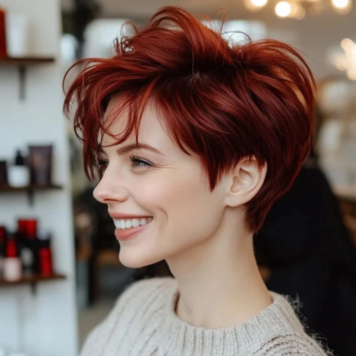 رنگ مو تن قرمز