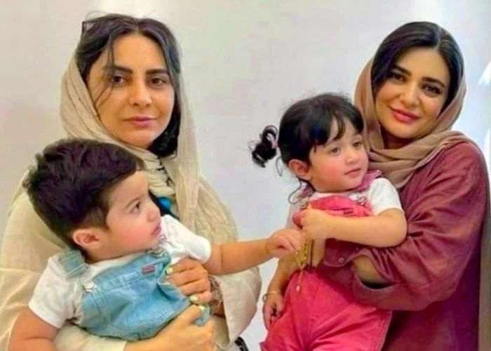 لیندا کیانی و بچه هایش