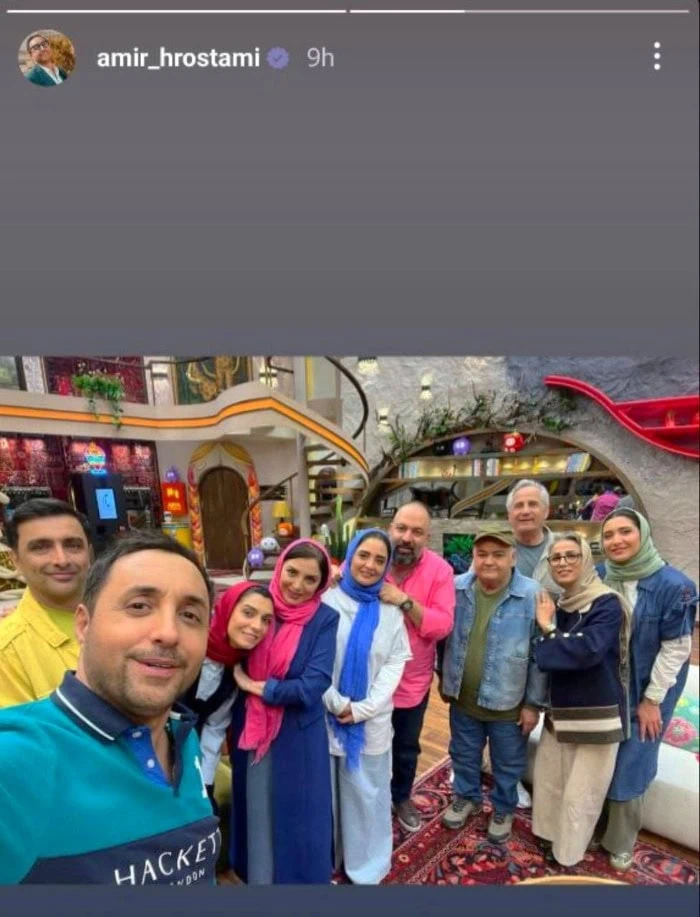 اکبر عبدی و همسرش در جوکر