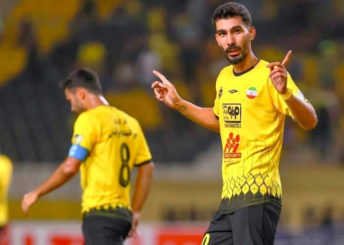 عکس رضا شکاری در سپاهان رضا شکاری در سپاهان