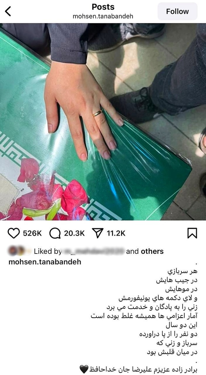 برادرزاده محسن تنابنده