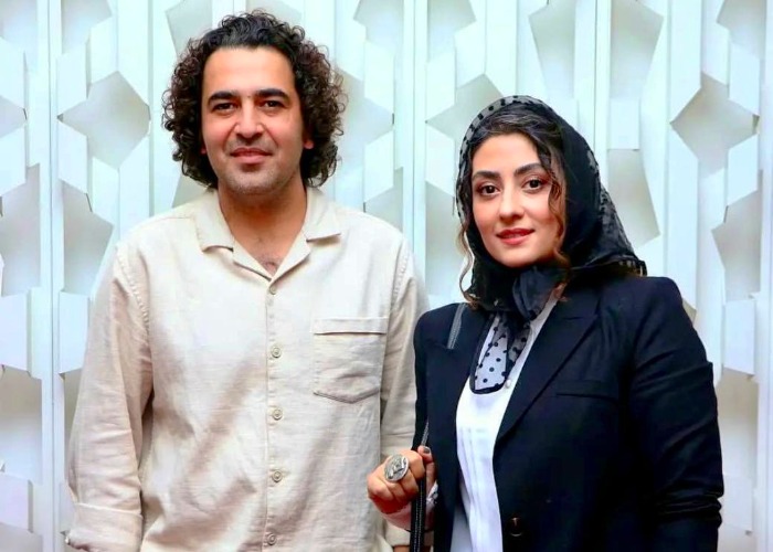 الهام طهموری و همسرش