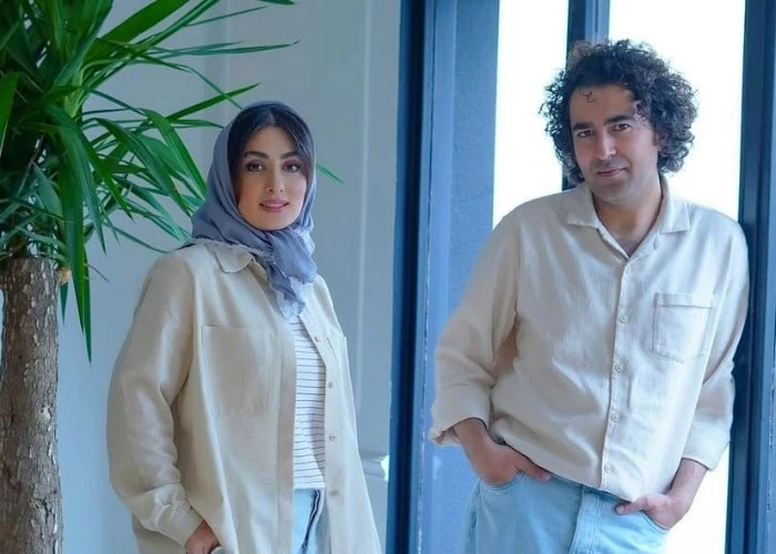 الهام طهموری و همسرش