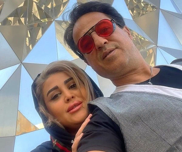 رامین راستاد و همسرش