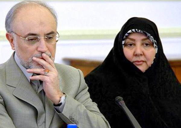 علی اکبر صالحی و همسرش