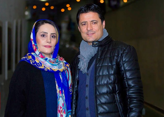 علیرضا فغانی و همسرش