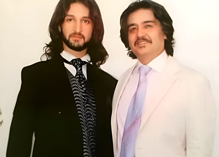رضا رویگری و فرزندش
