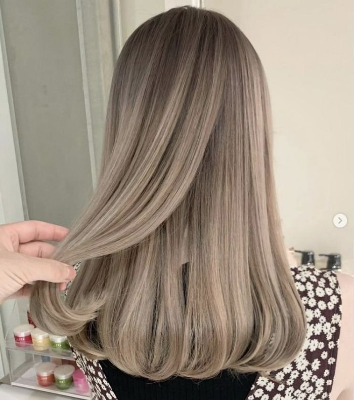 رنگ موی شنی ماسه‌ای