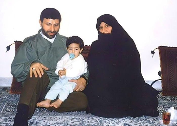 شهید صیاد شیرازی و همسرش