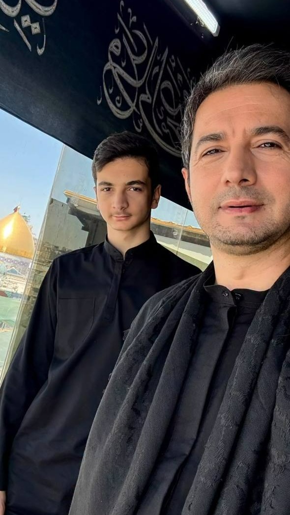 نجم الدین شریعتی و پسرش