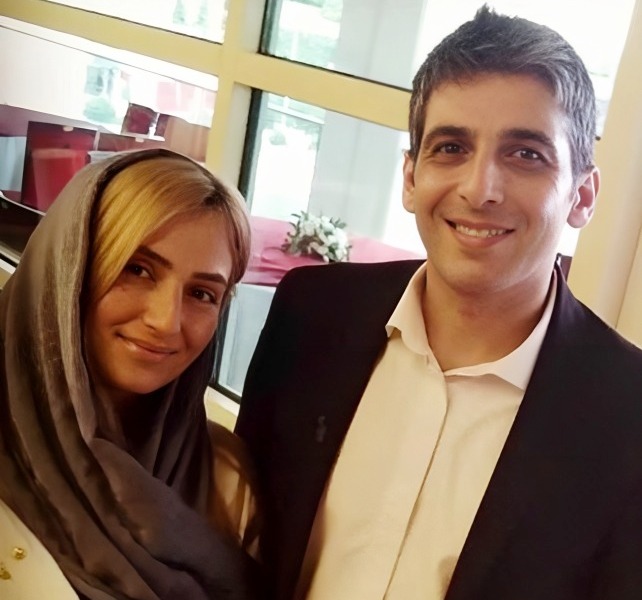 حمید گودرزی و همسرش