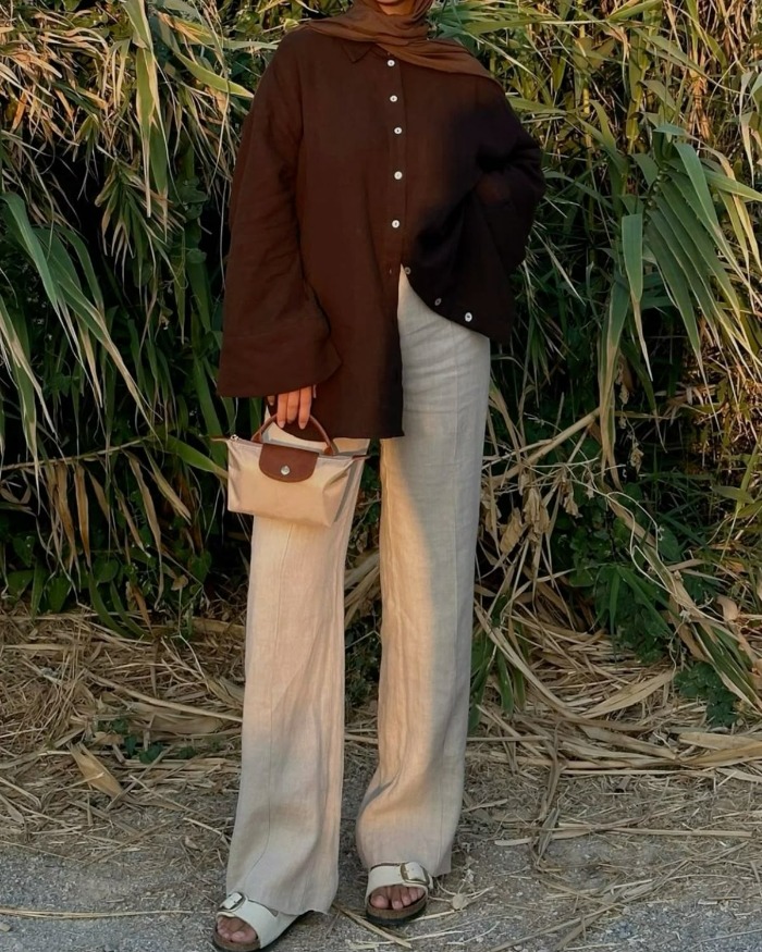 مانتو شومیزی با شلوار