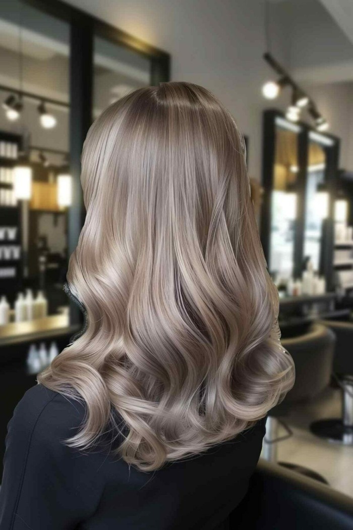 رنگ مو شنی ماسه‌ ای