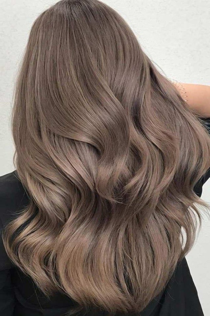 رنگ مو دودی نسکافه‌ ای