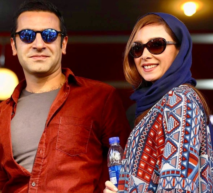 فرناز رهنما و همسرش